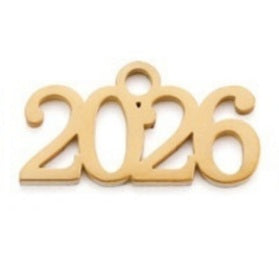 2026 Current Year Gold Charm