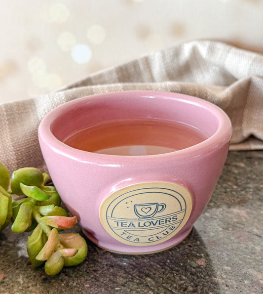 Tea Lovers Tea Club Pink Sipping Bowl