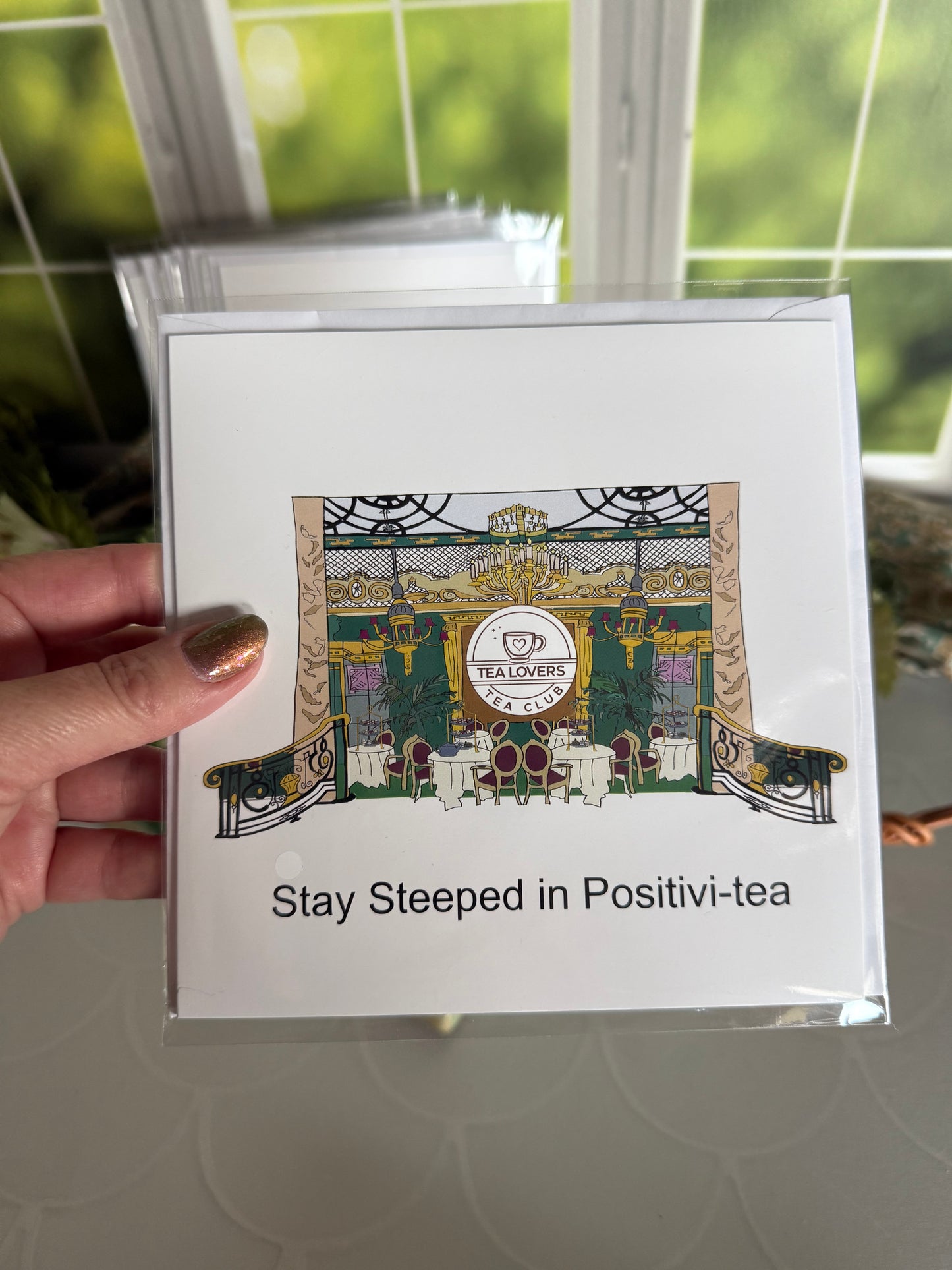 Art Deco Tea Lovers Tea Club Cards