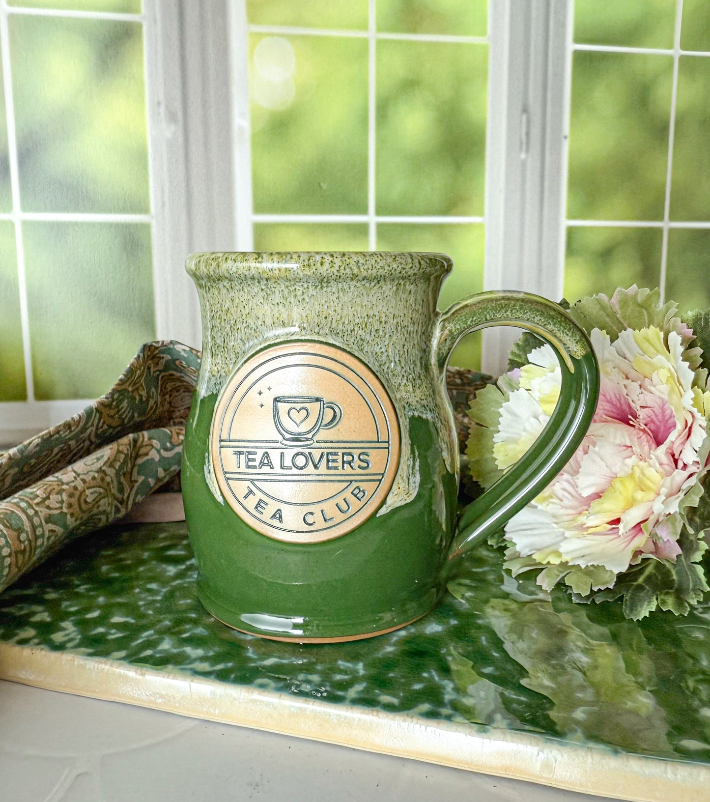 Tea Lovers Tea Club The Forest Sunshine Tall Belly Mug