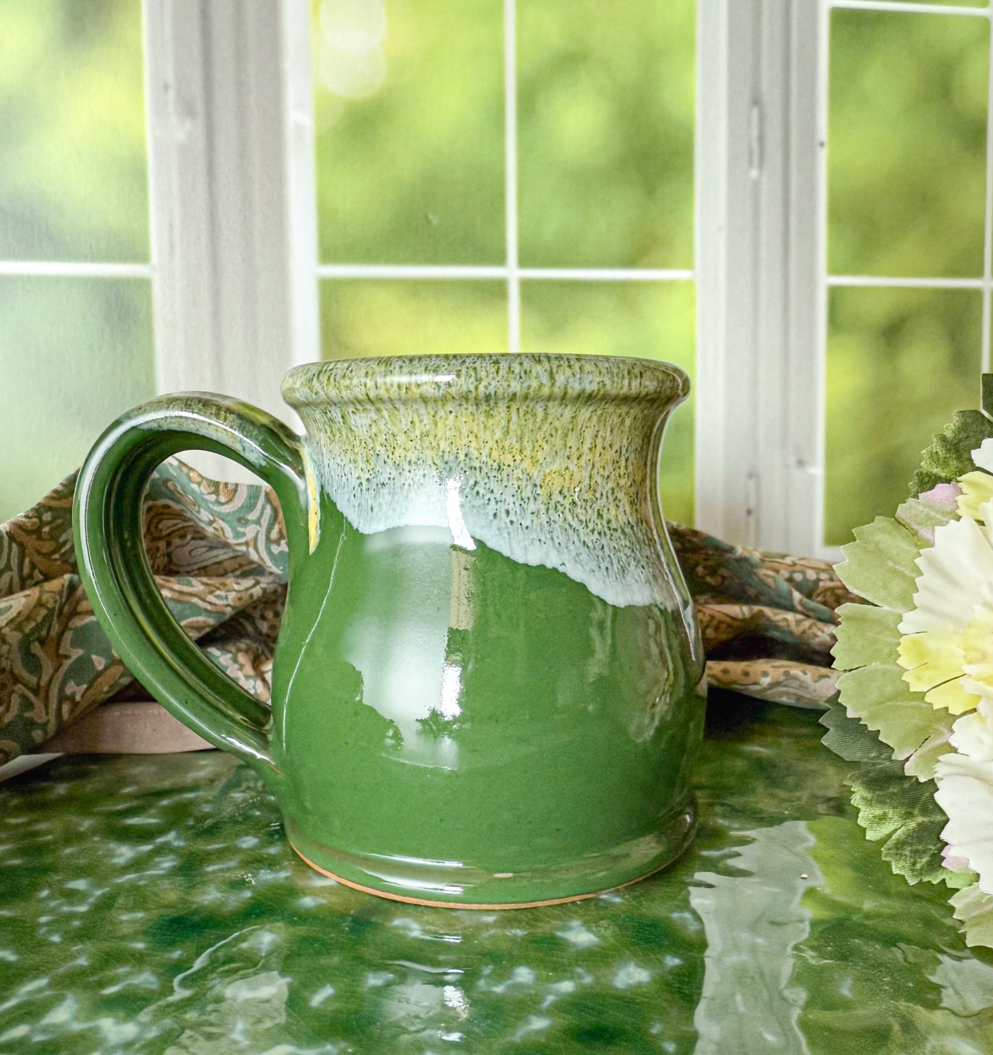 Tea Lovers Tea Club The Forest Sunshine Tall Belly Mug