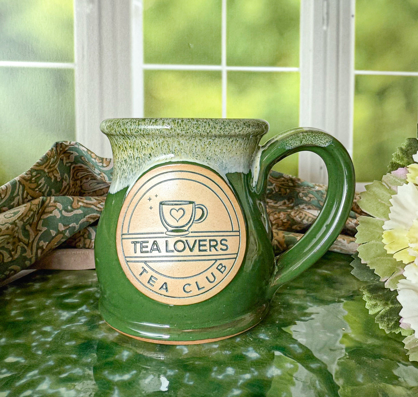 Tea Lovers Tea Club The Forest Sunshine Tall Belly Mug