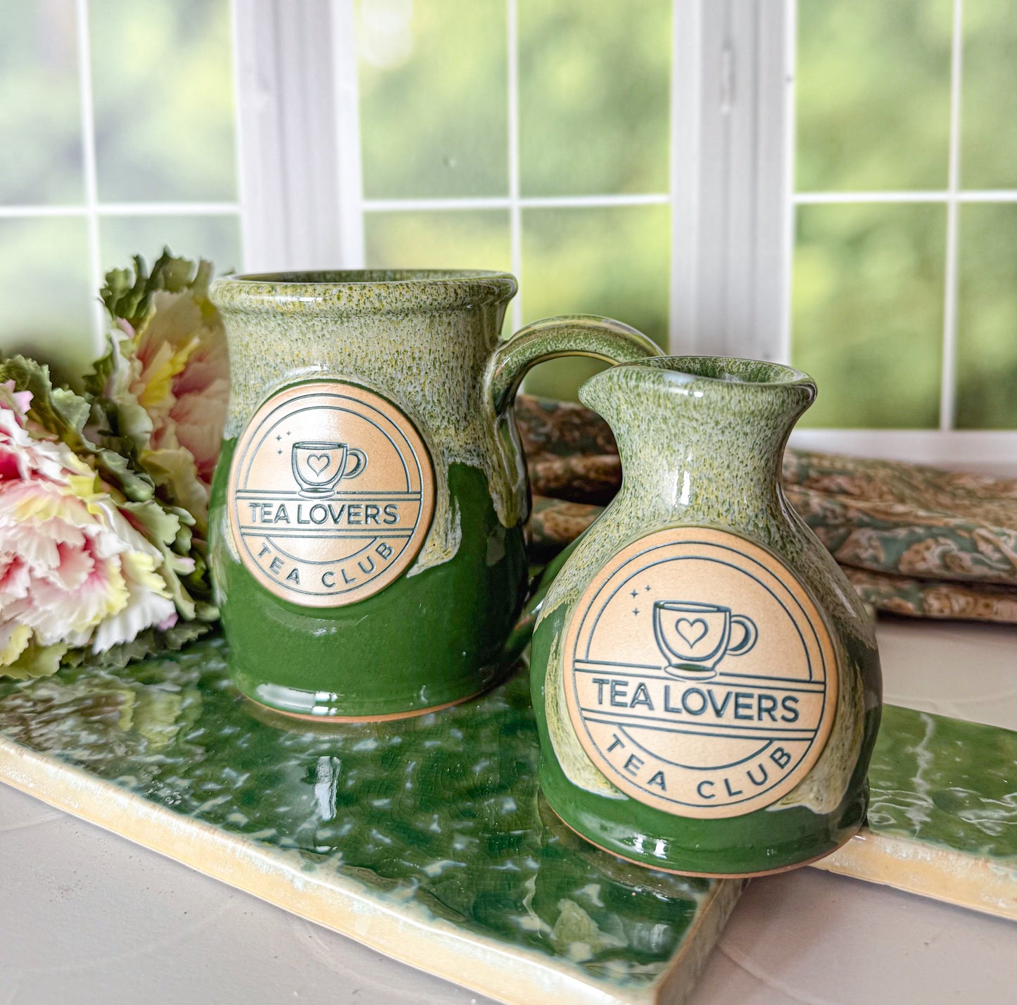 Tea Lovers Tea Club The Forest Sunshine Tall Belly Mug