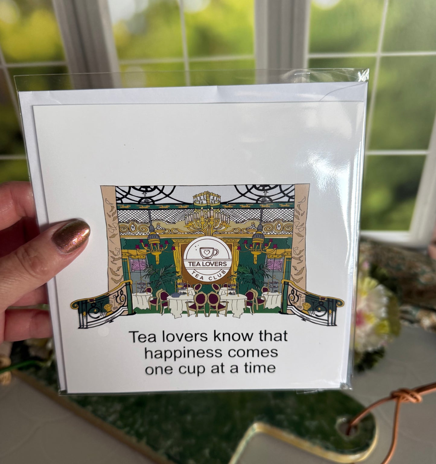 Art Deco Tea Lovers Tea Club Cards