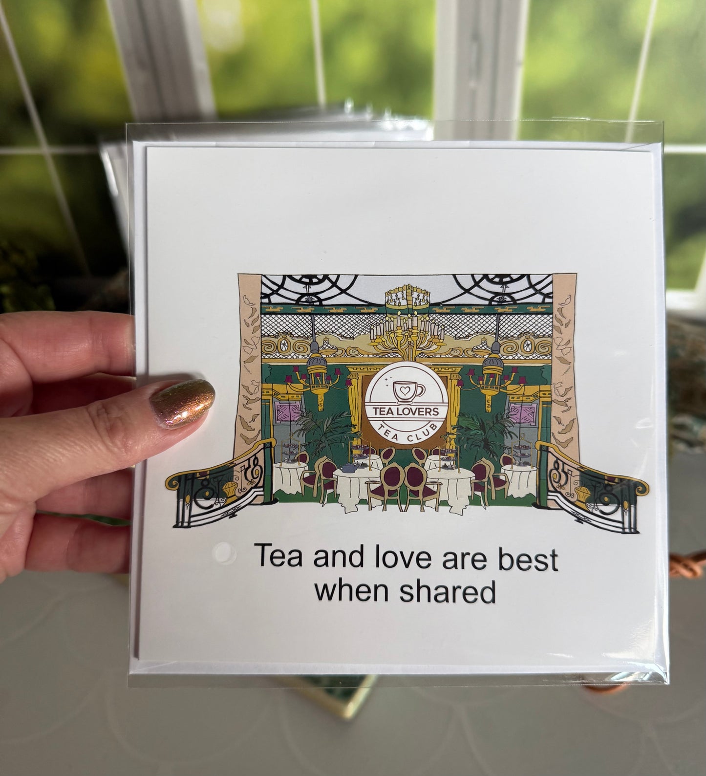 Art Deco Tea Lovers Tea Club Cards