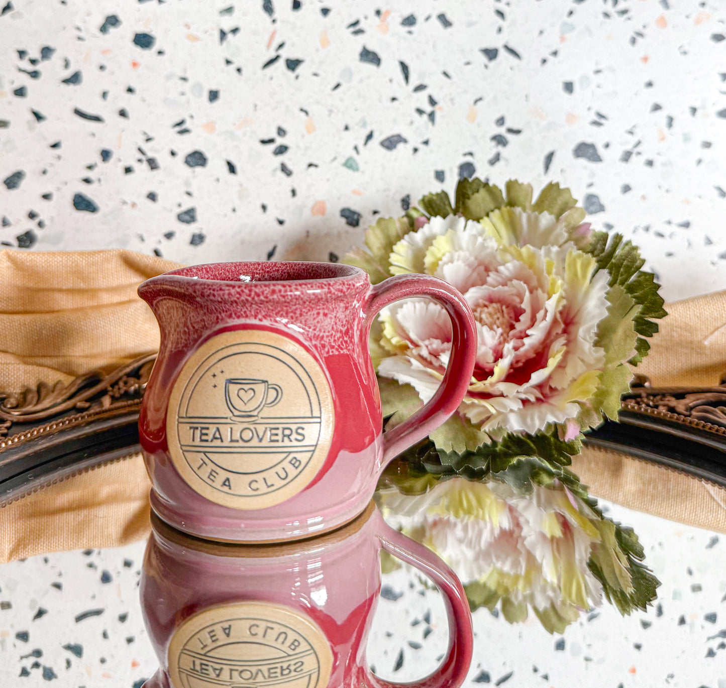 Tea Lovers Tea Club Pink Triple Dip Milk Tot