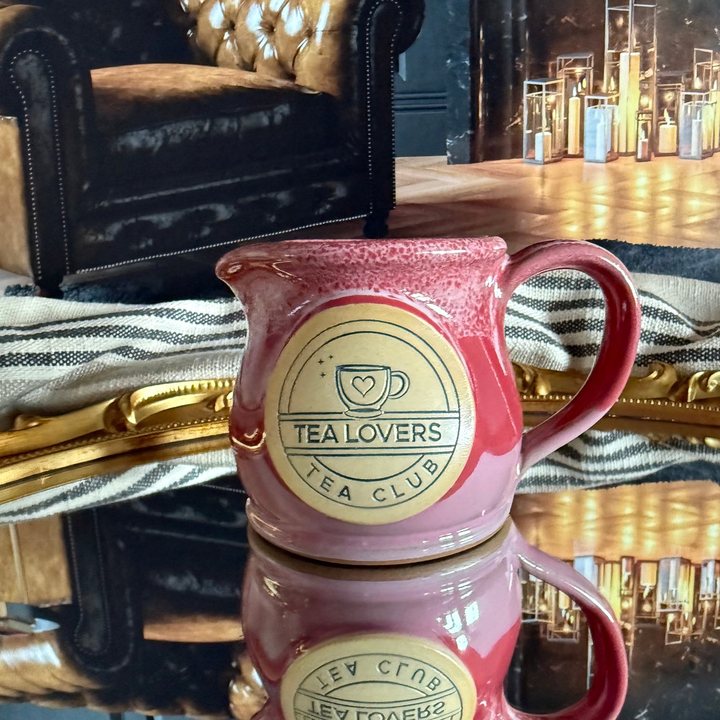 Tea Lovers Tea Club Pink Triple Dip Milk Tot