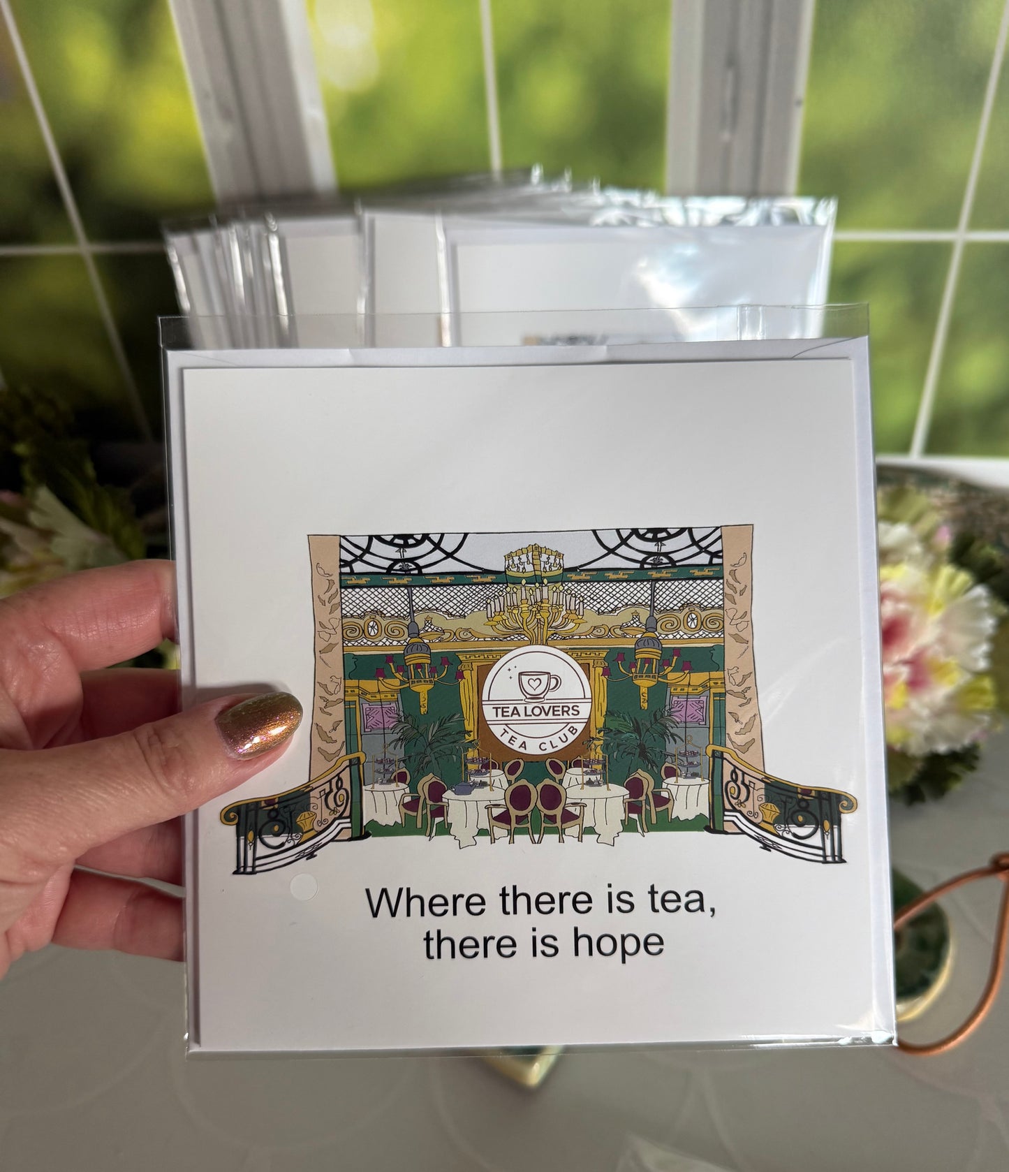 Art Deco Tea Lovers Tea Club Cards