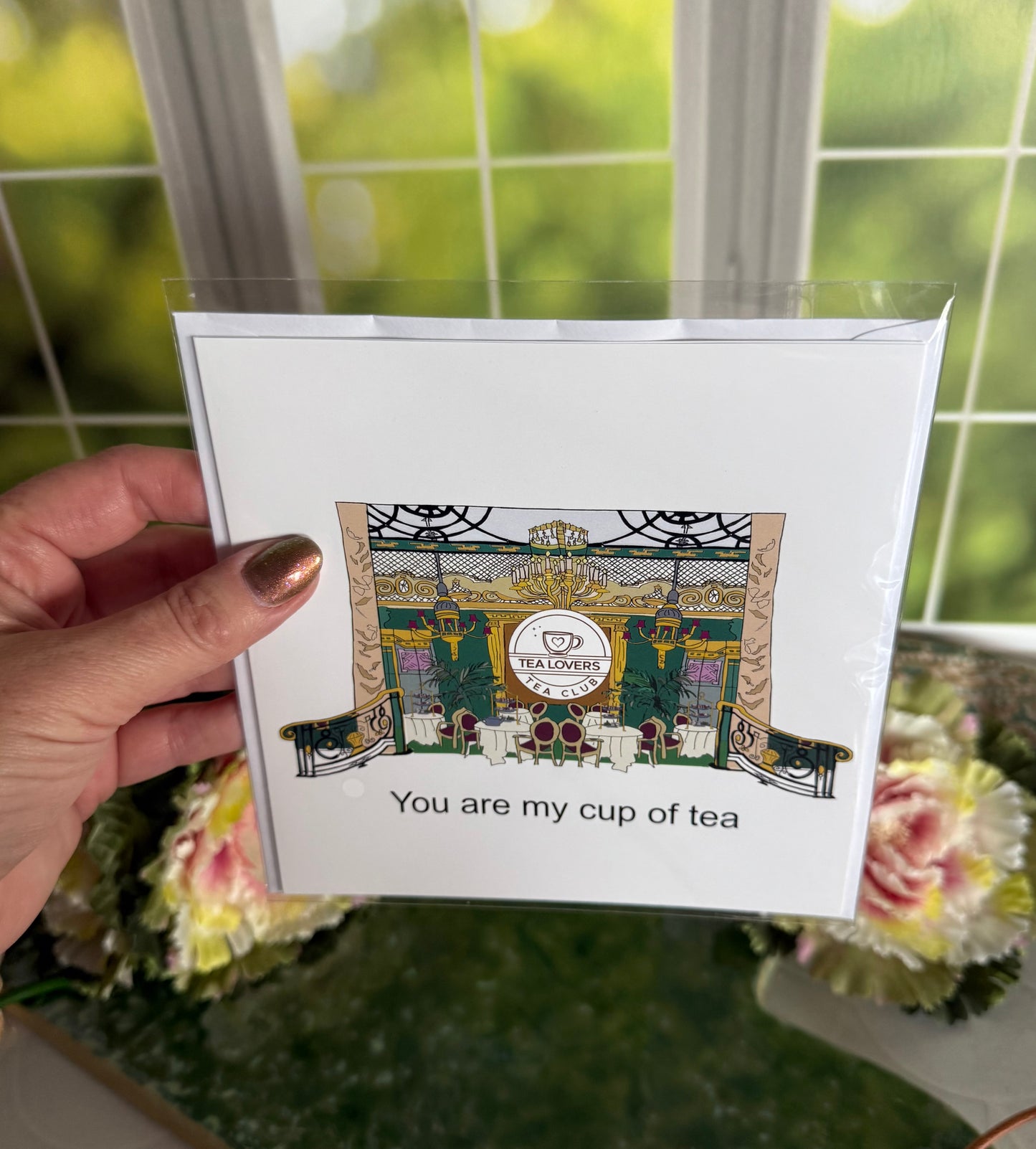 Art Deco Tea Lovers Tea Club Cards